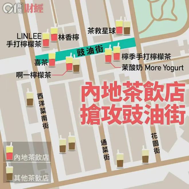 新茶饮“攻陷”香港100米内9家店“互殴”(图10)