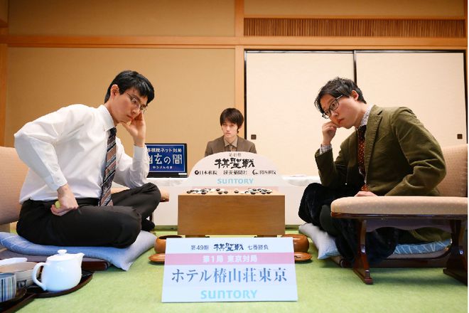 “本命之蛇”井山裕太完胜一力辽先声夺人礼仪浸润日本棋圣战(图7)