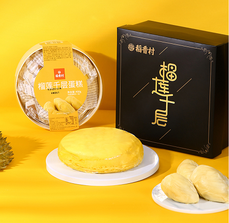 稻香村上新榴莲千层蛋糕开拓年轻人市场(图1)