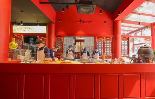 御茶膳房饽饽房鼓楼店开业中轴线旁重现宫廷御点风华(图4)
