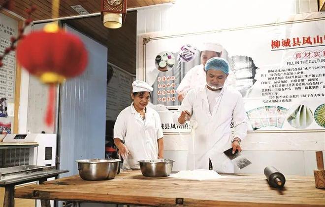 柳城云片糕火了！年产值超2300万(图2)