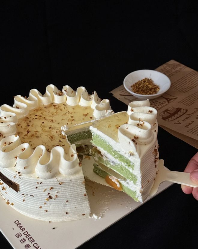 火到断货!许研同款“桂花蛋糕”究竟多好吃?(图9)